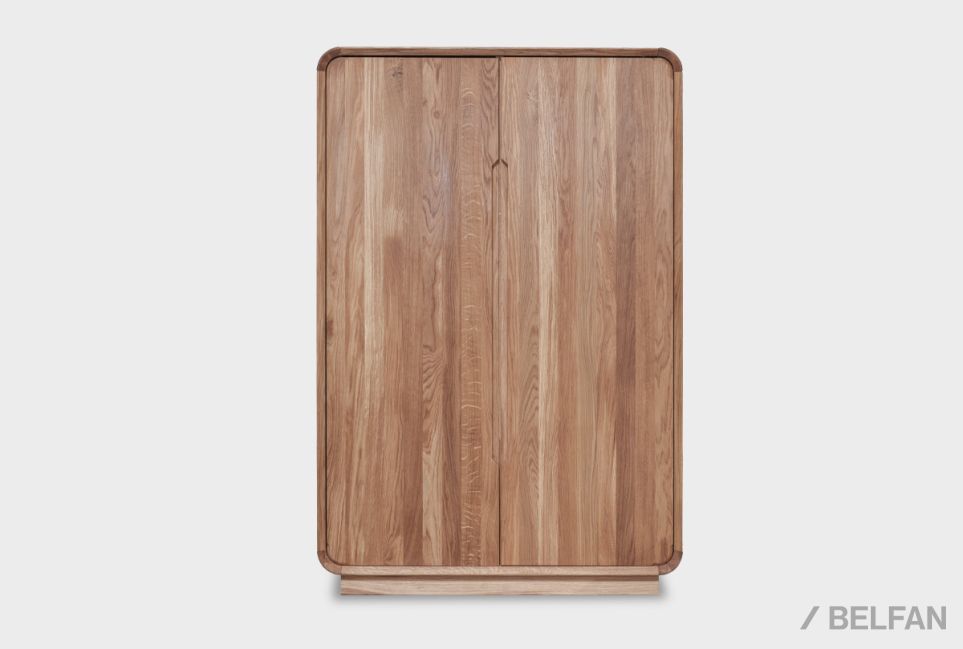 Тумба высокая "Монблан" массив дуба 2