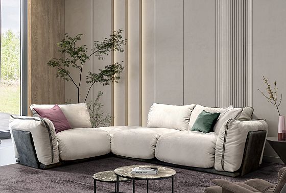 "Ферре" диван 3-х местный с пуфом  12