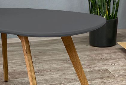 Стол журнальный "Уоллстрит" овальный 267