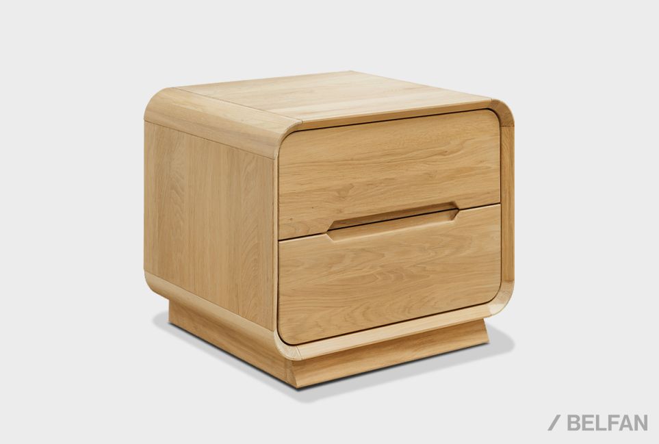 Тумба прикроватная "Монблан" массив дуба 1