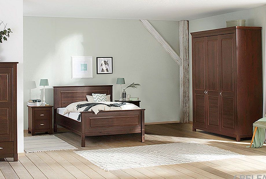 Шкаф для одежды 2-х дв. "Рауна" 21 массив сосны 4