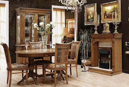 Подставка декоративная под камин "Верди Люкс 1"