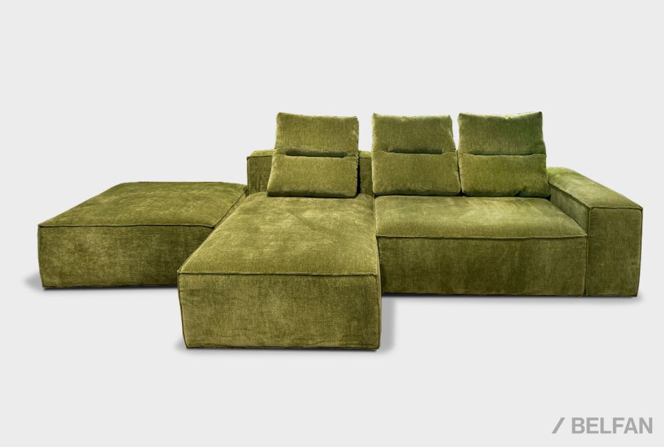 "Хьюго" диван с оттоманкой и пуфом 3