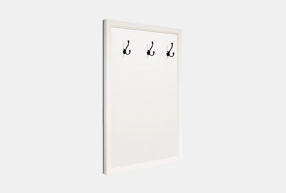 Вешалка настенная для прихожей "Лика" массив и шпон дуба 2