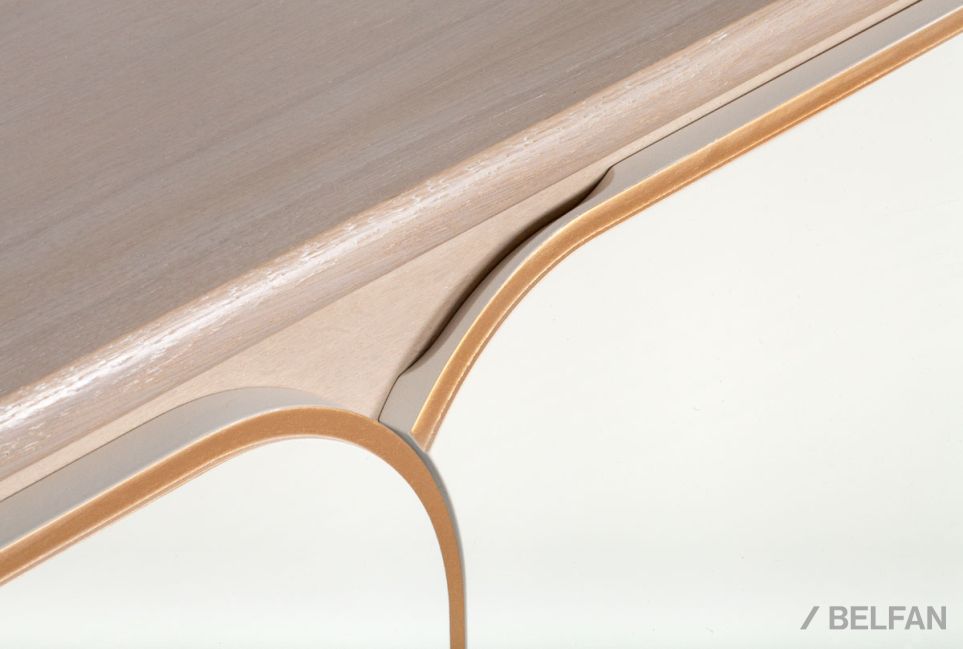 Тумба "Алекса" 3 (с ящиками) массив и шпон дуба, МДФ 6