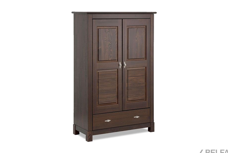 Шкаф для одежды 2-х дв. "Рауна" 21 массив сосны 1