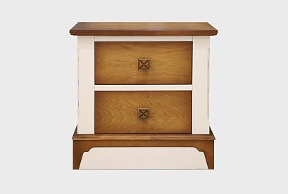 Тумба прикроватная «Бриансон»; *А-020.5315; жемчуг+дуб