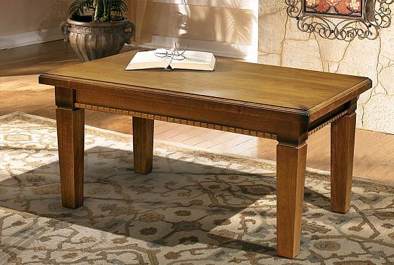 Стол журнальный "Верди Люкс 1" массив и шпон дуба 3