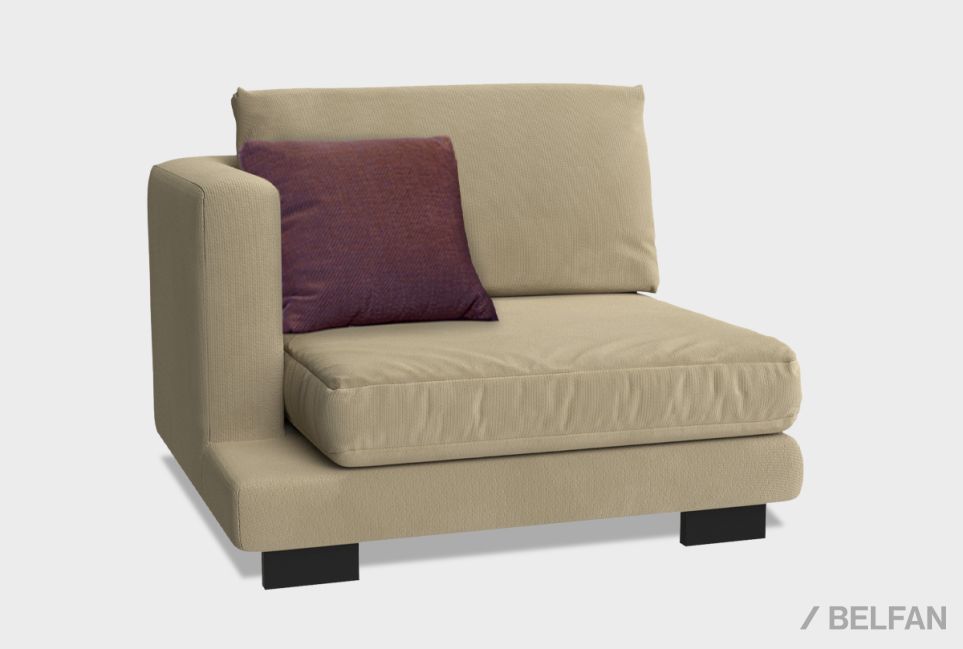 "Леформ" секция 1-но местная с подлокотником 1