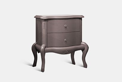 Тумба прикроватная "Флерон"; *ММ-316-03; грей
