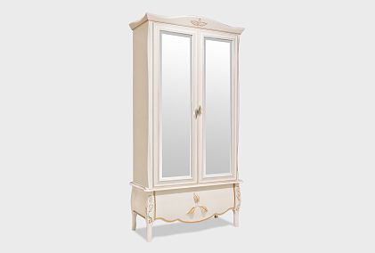 Шкаф для одежды 2-х дв. "Трио" (с зеркалом)