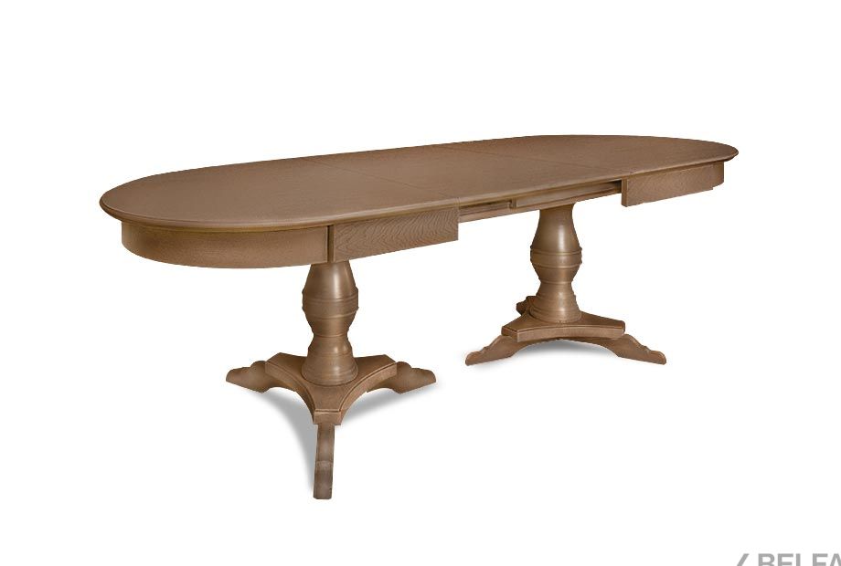 Стол обеденный "Полонез" 41/01 массив и шпон дуба 1