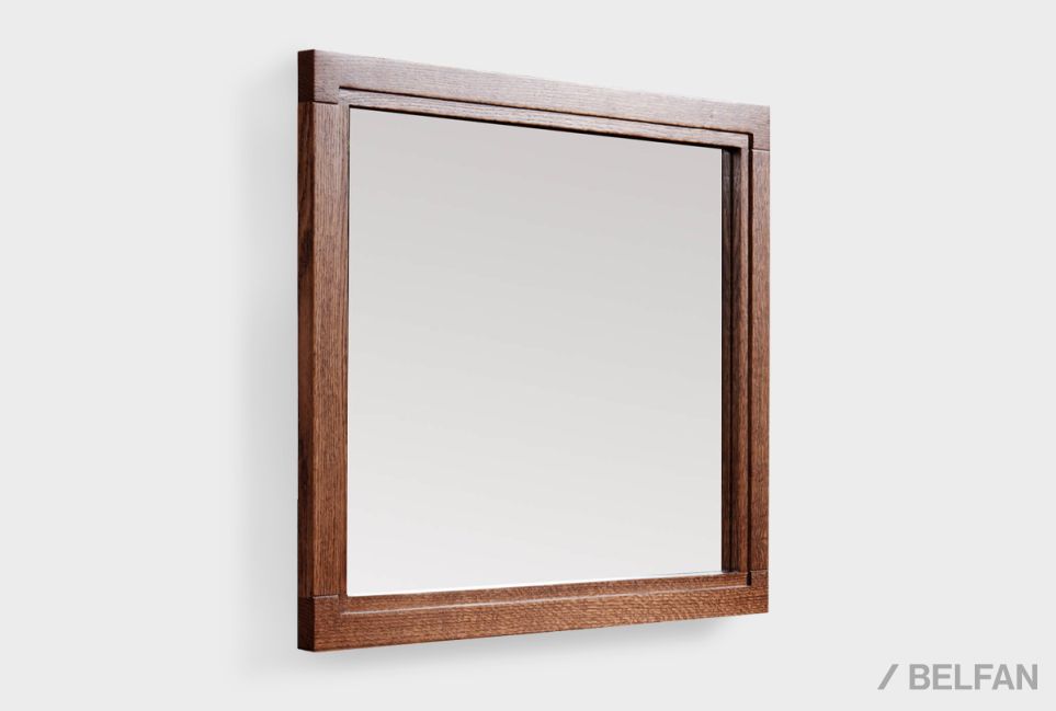 Зеркало настенное «Дакота» массив дуба 1