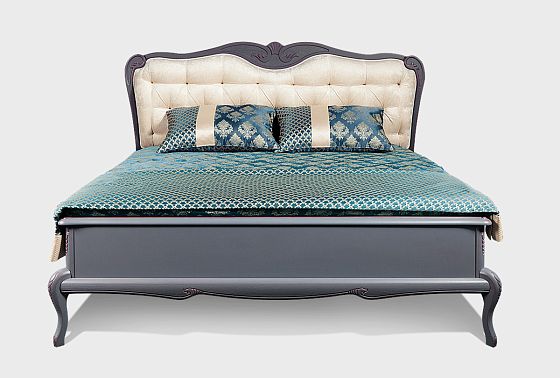 Кровать "Флерон" (низкое изножье) массив и шпон дуба 4