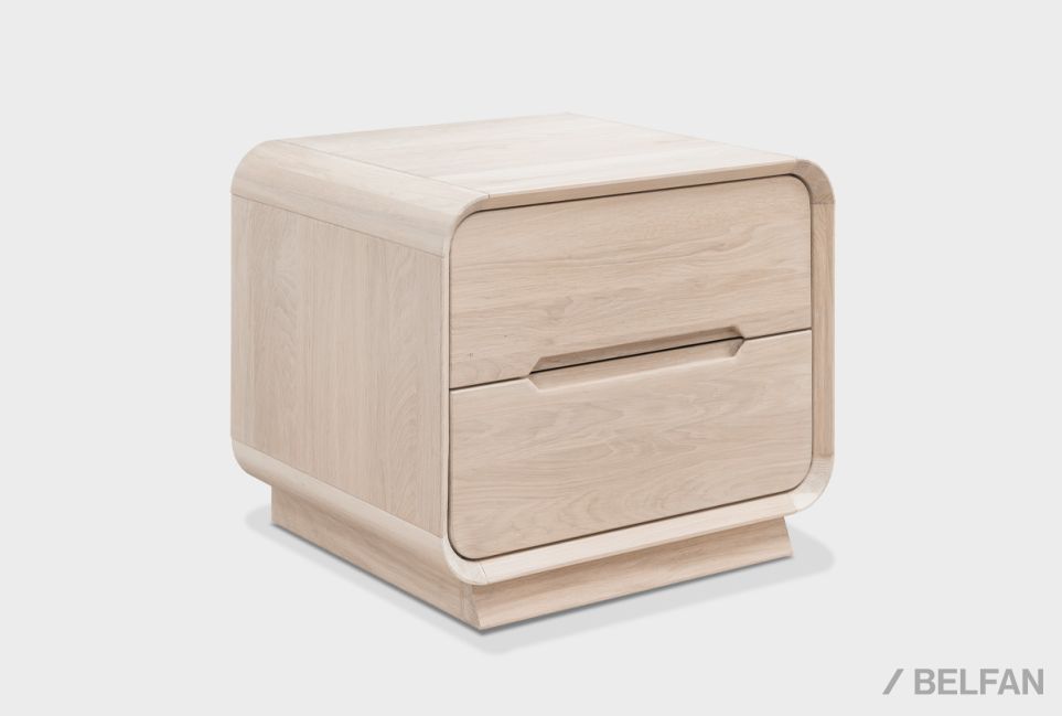 Тумба прикроватная "Монблан" массив дуба 1