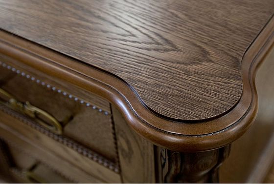 Комод высокий "Алези" 23 массив и шпон дуба 2