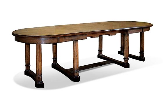 Стол обеденный "Атлант Р" массив и шпон дуба 2