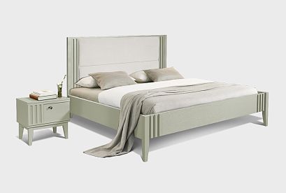 Кровать "Чикаго"; без основания, без матраса; *ВМФ-1763; (1600x2000); агат; Avelina 9534