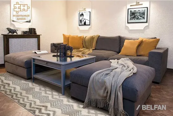 «ЛОФТ» диван трёхмодульный #1