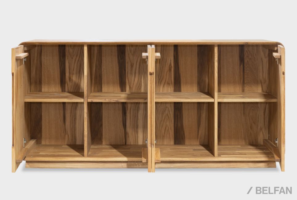 Тумба "Монблан" 4 массив дуба 3