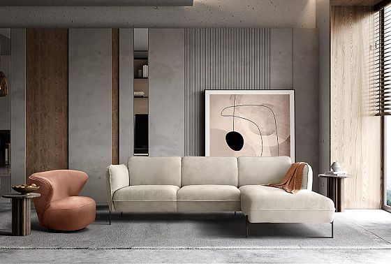 "Алекс" диван с оттоманкой  4