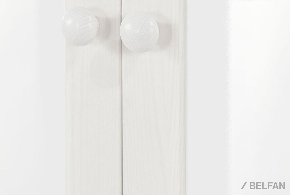 Комплект 2-х дверей к стеллажу "Бостон-1000" (стекло) массив сосны 2