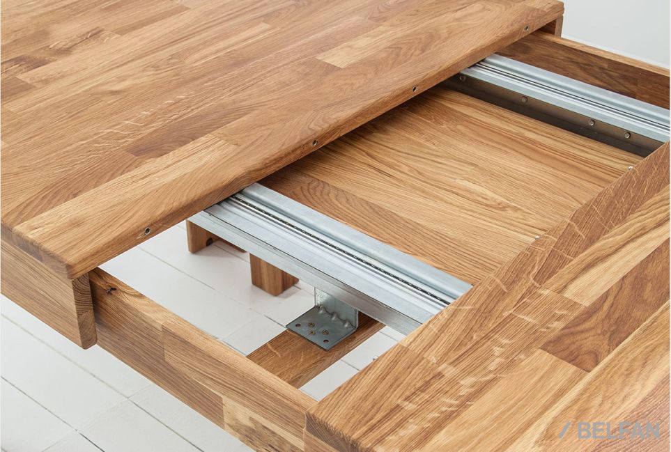 Стол обеденный "Макси" (раскладной) массив дуба 4