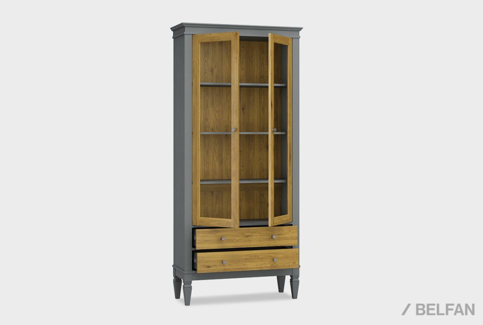 Витрина "Ольса-С" 202 массив сосны 4