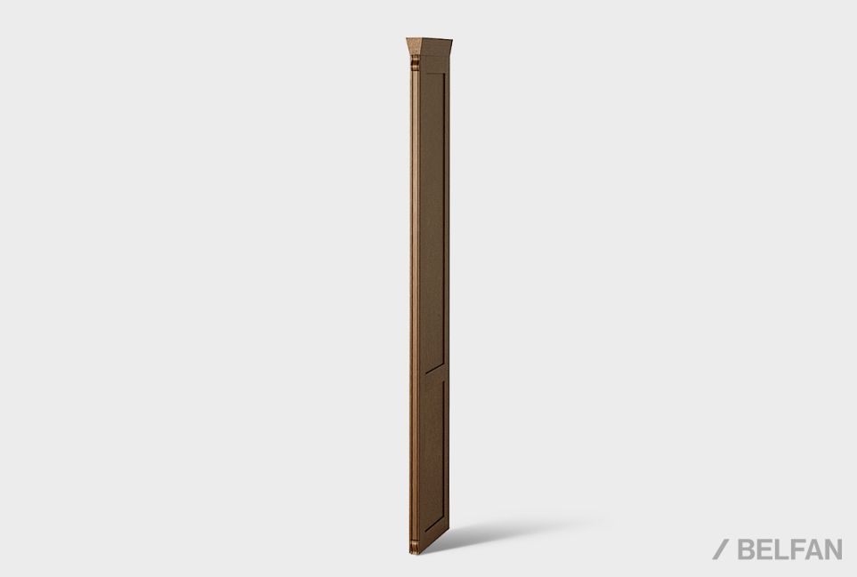 Фасад боковой "Тэфи" массив и шпон дуба 1