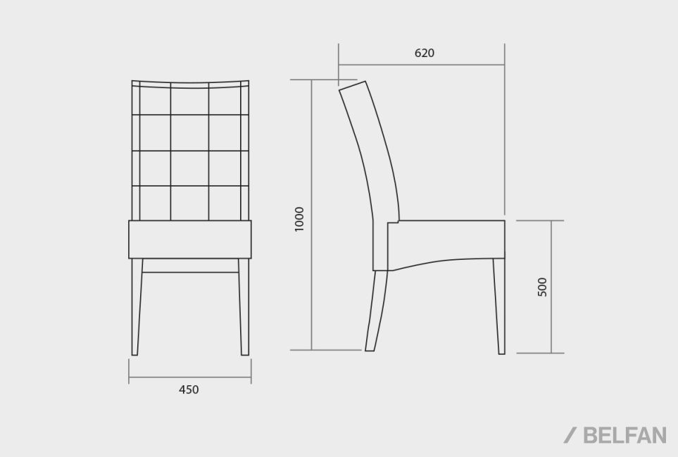 Стул "Берген" М массив берёзы 3