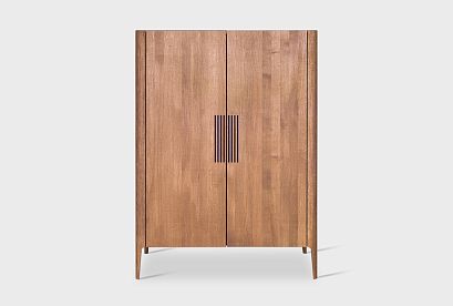 Тумба высокая "Бергамо"; американский орех