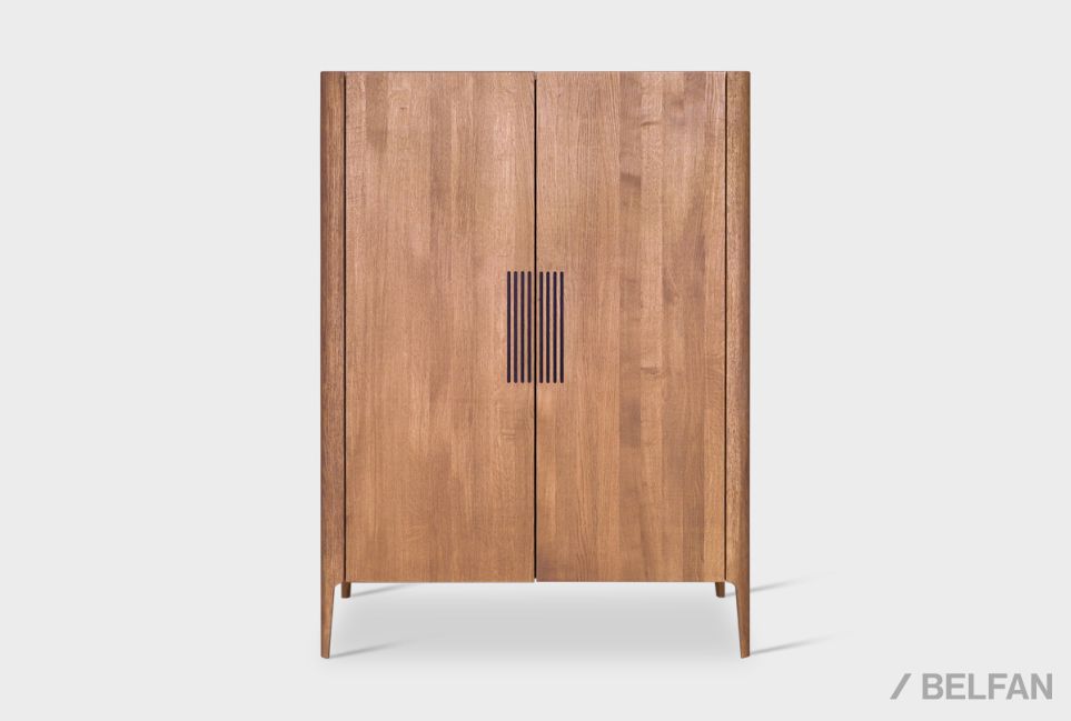 Тумба высокая "Бергамо" массив дуба 2