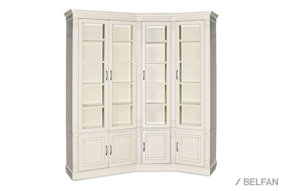 Набор мебели для библиотеки "Верди Люкс 2" массив и шпон дуба 1