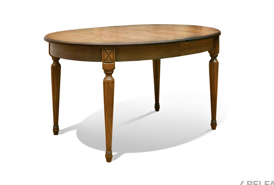 Стол обеденный "Верди Люкс 14" массив и шпон дуба 2