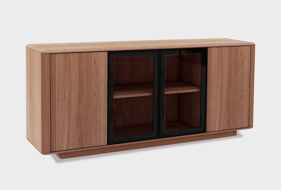 Тумба 4-х дв.«Тор»; американский орех