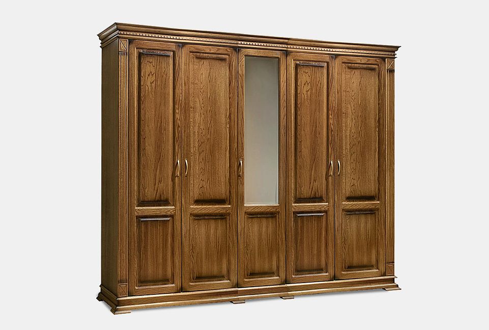 Шкаф 5-ти дверный "Верди Люкс"; грин