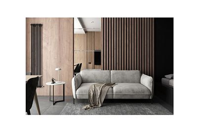 "Алекс" диван 3-х местный; раскл.; 3М; "Тик-так" (2000x1500); металл черный; Sand 02 (гр. 2/МТХ)