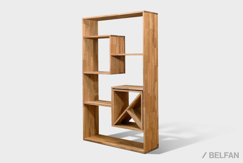 Стол прикроватный "Арт" Д массив дуба 6