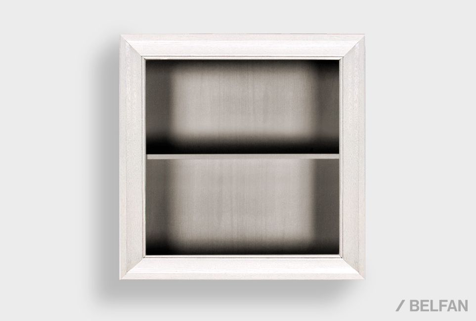 Шкаф навесной открытый  "Армония" массив и шпон дуба 1