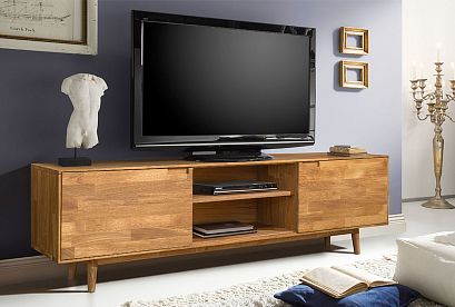 Тумба под ТВ "Ирвинг"; бейц-масло