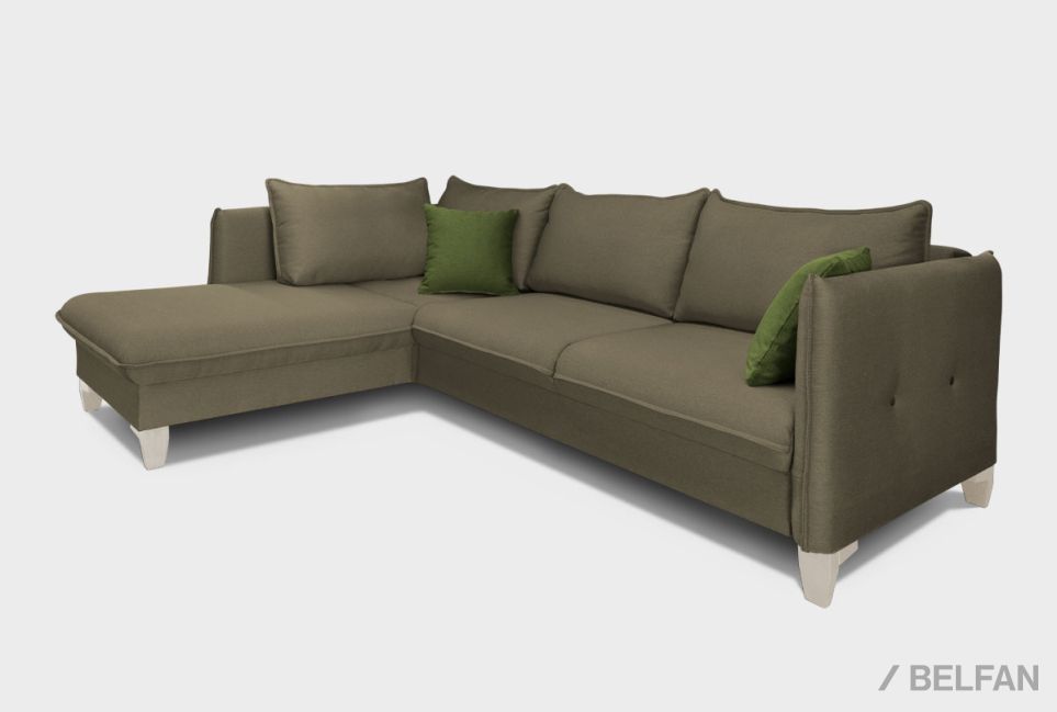 "Морган" диван угловой с оттоманкой 1