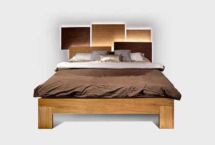 Кровать "Берген" 160 (с подсветкой)
