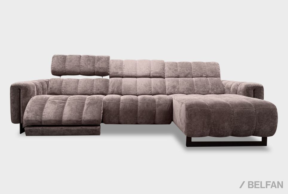 "Дженеси" диван с оттоманкой 1