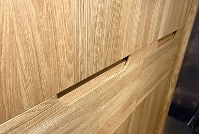 Шкаф для одежды 4-х дверный "Бремен"; дуб натуральный