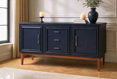 Тумба "Сакраменто" 3 (с ящиками); *А-016.49; сумеречный, орех