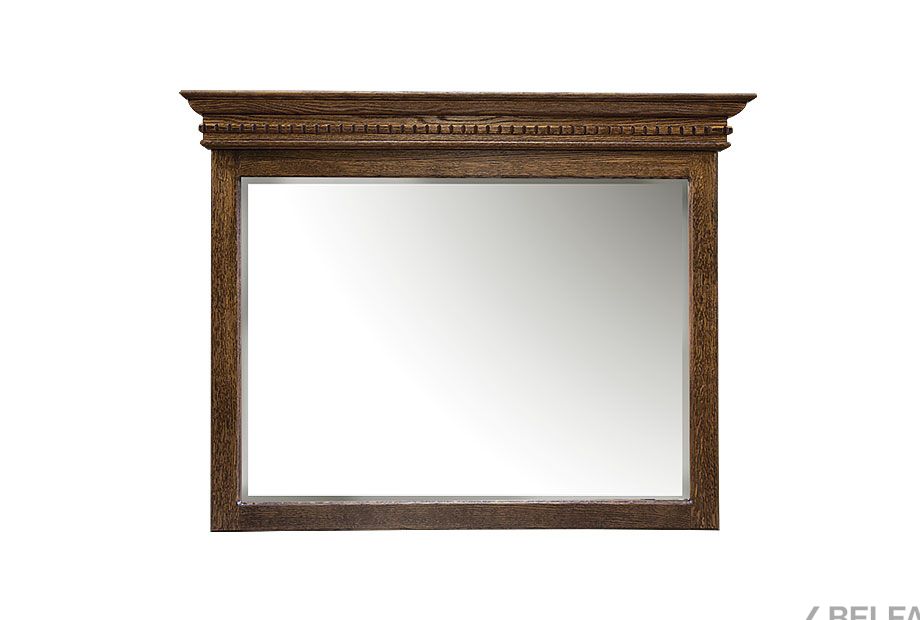 Зеркало "Верди Люкс 2" массив и шпон дуба 1