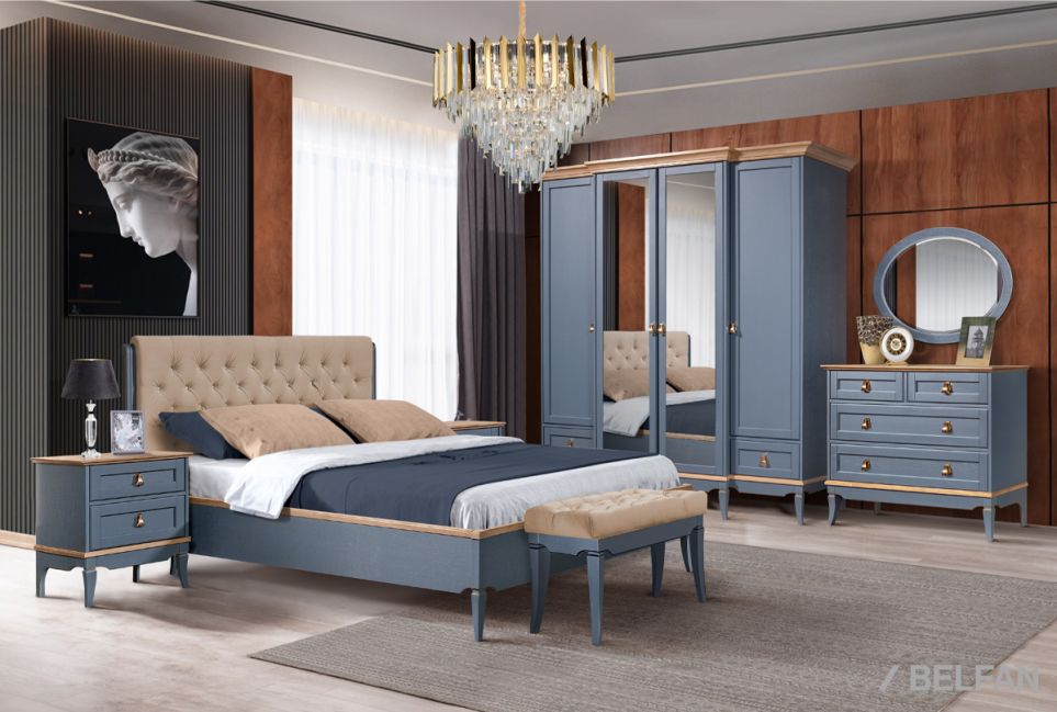 Кровать "Стюарт" (мягкое изголовье) массив и шпон дуба 4