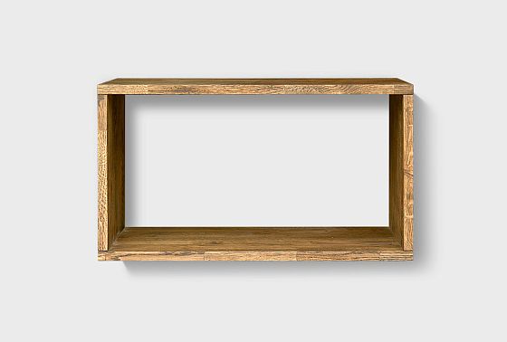 Полка настенная "Cube Design" 1 массив дуба 2