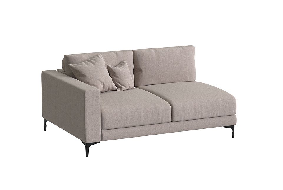 "Мэттью" секция двухместная с подлокотником; нераскл.; 2L; цвет каркаса/ножек; начальная группа ткани