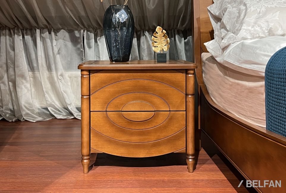 Тумба прикроватная "Офелия" массив и шпон ольхи 2